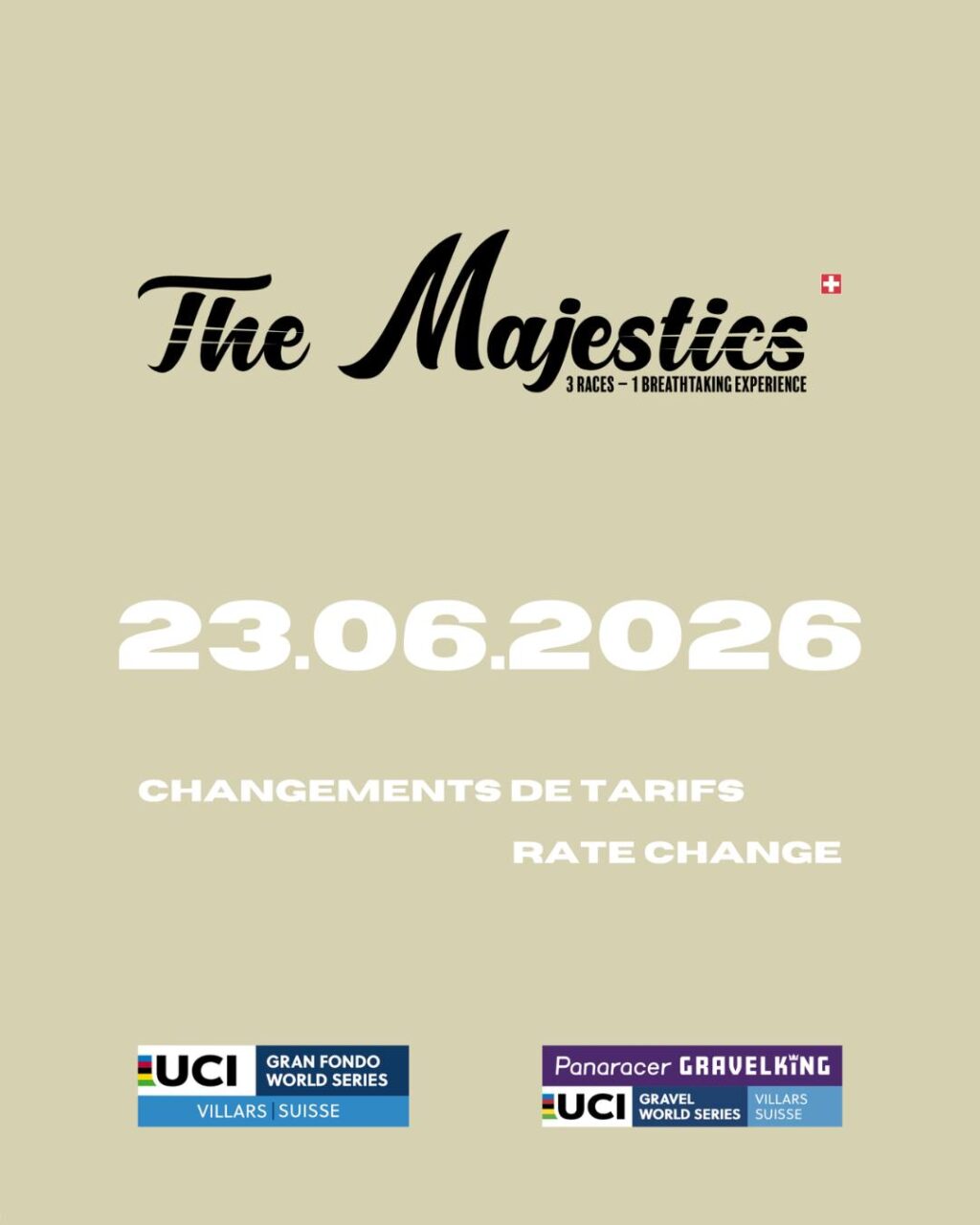 Ton challenge de juillet à prix réduit 🌈Ton challenge de l'été est fixé : The Majestics. 🚴🏻💨Il ne te reste plus qu'à profiter de tarifs avantageux ! Pour ça, c'est jusqu'à mardi 23 juin. 😉Infos et inscriptions –> lien en bio ✍️___Your summer challenge is set: The Majestics. 🚴🏻💨All you have to do now is take advantage of the great rates! You’ve got until Tuesday 23 June to do so. 😉Info and registration –> link in bio ✍️📷 @kuva.swiss #themajestics #villars #alpesvaudoises