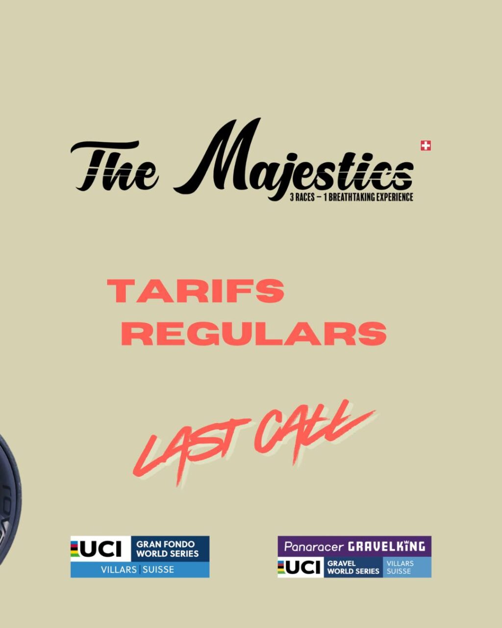 Tarifs Regulars – Last call 📣C'est le dernier jour pour profiter de ton inscription à prix réduit.Fonce dans le lien en bio, puis ajoute le weekend du 10-12 juillet dans ton TrainingPeaks.___Today is your last chance to take advantage of the discounted registration fee.Click the link in the bio, then add the weekend of 10–12 July to your TrainingPeaks.📷 @kuva.swiss #themajestics #villars #alpesvaudoises